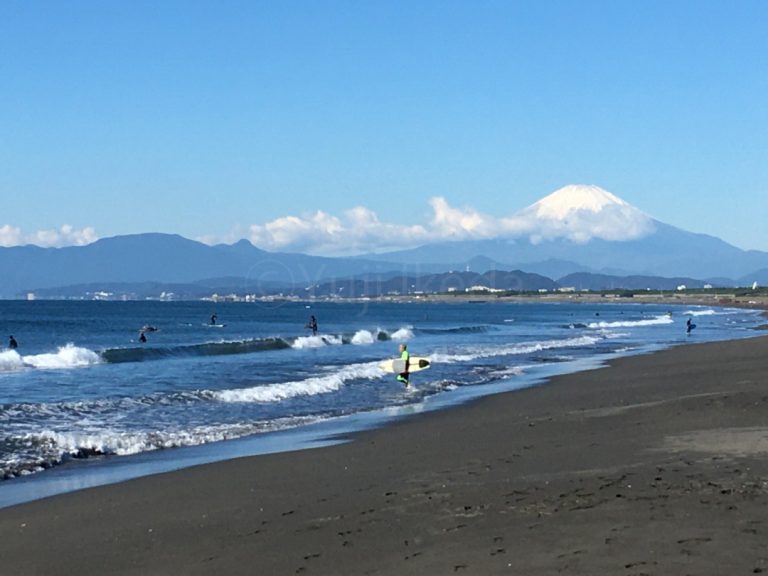 Mt. Fuji and Shonan-beach, Japan, Yuji Ikeda Photo, 富士山、湘南