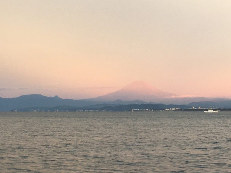 Mt. Fuji with surise colours, Yuji Ikeda Photo