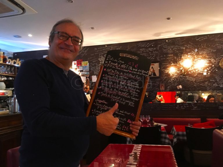 Friendly retaurant owner at Cannes, Yuji Ikeda Photo